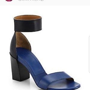 Chloe Gala Two Tone Sandles - Ankle Strap